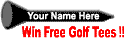 Win Free personalized Golf Tees