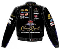 Kyle Busch #97 Crown Royal Black Cotton Twill Nascar Team Jacket