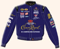 Kyle Busch Nascar Jacket, Crown Royal Leather Nascar Jacket