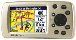Garmin Quest GPS navigation system